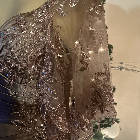 Elegant Embellished Evening Gown - Picture 6 of 16